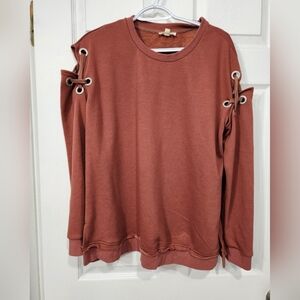 Crescent Womens Cut Out Shirt